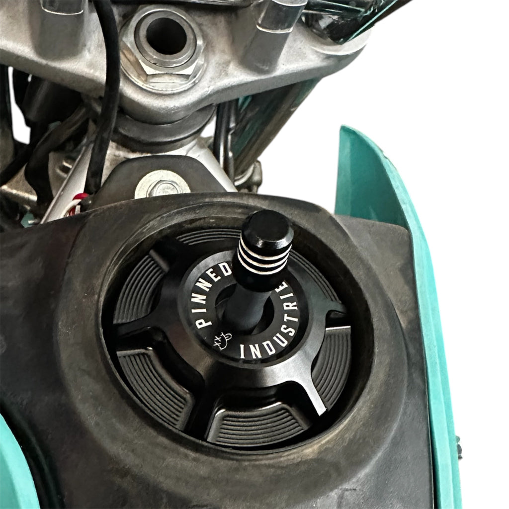 Revolver Billet Gas Cap for Harley-Davidson Motorcycles | Pinned Industries