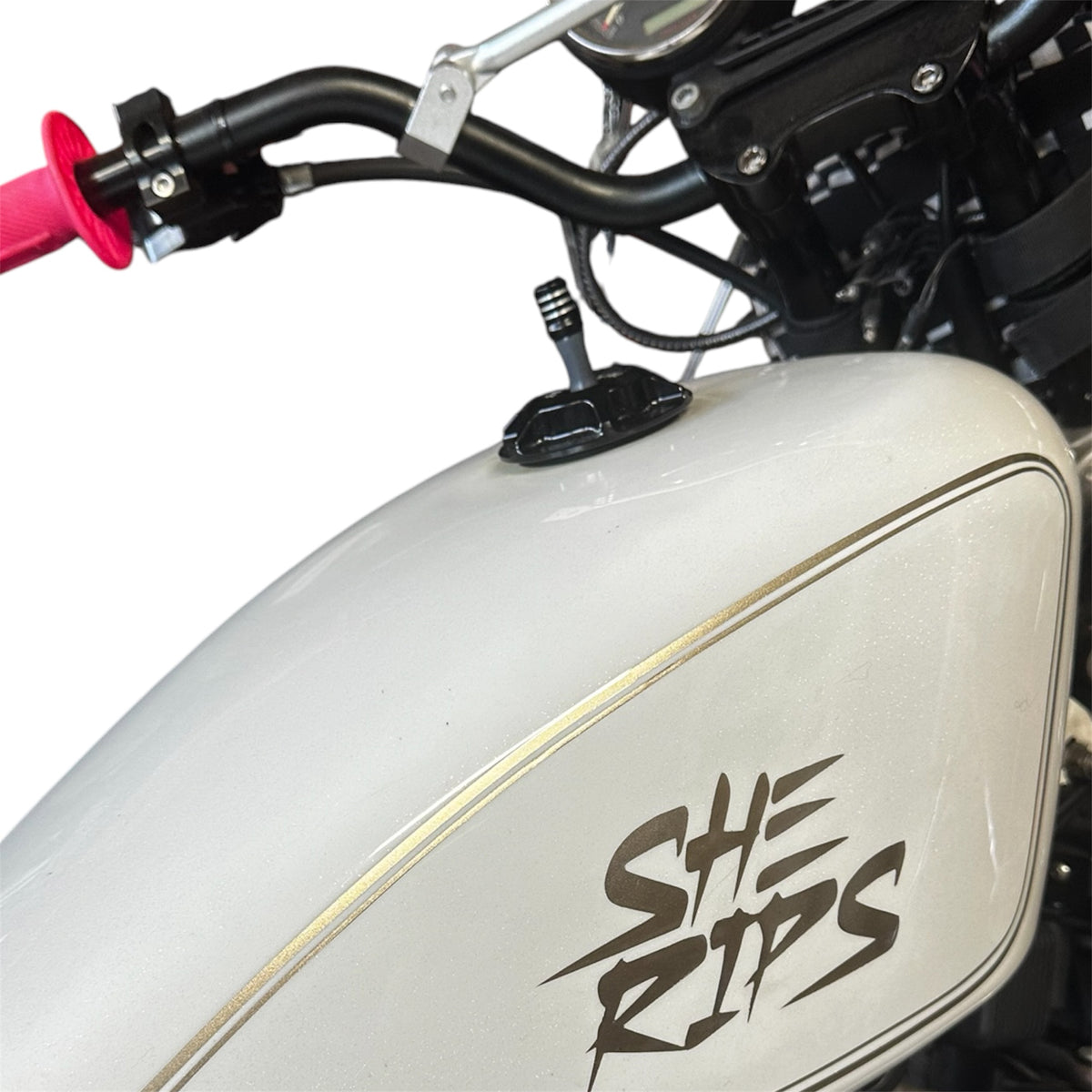 Revolver Billet Gas Cap for Harley-Davidson Motorcycles | Pinned Industries