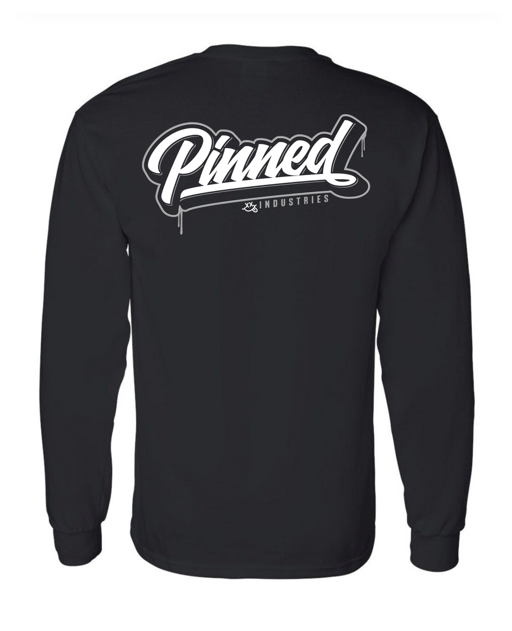 Grey Pinned Long Sleeve