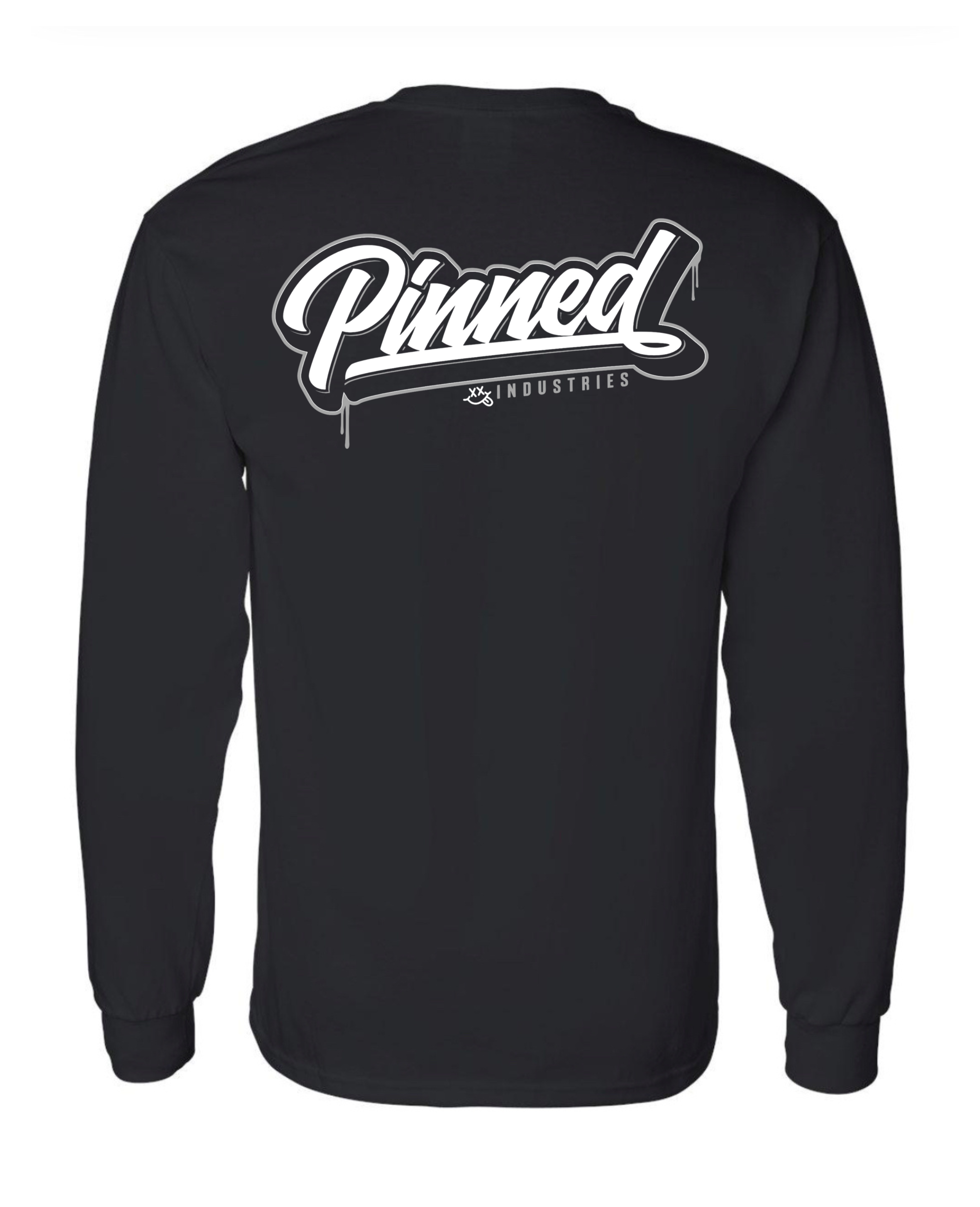 Grey Pinned Long Sleeve