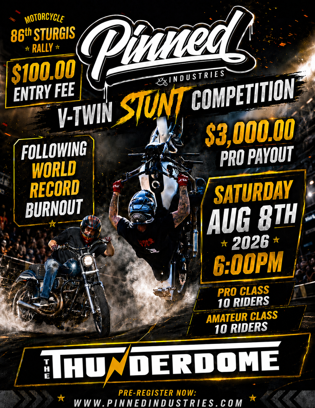Amateurs: Pre-Register Here